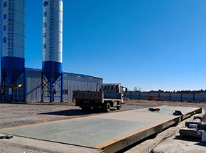 陜西榆林神木市升富華裕順榮采煤場100噸地磅